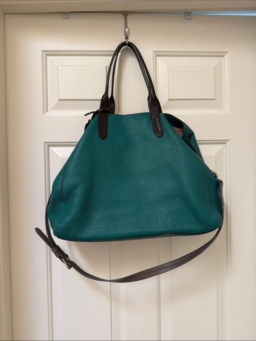 Cole Haan Crosby Shopper Tote Bag Turquoise XBody